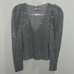 Sequin long sleeve